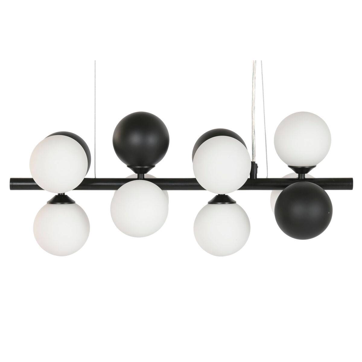 Lámpara de Techo Home ESPRIT Blanco Negro