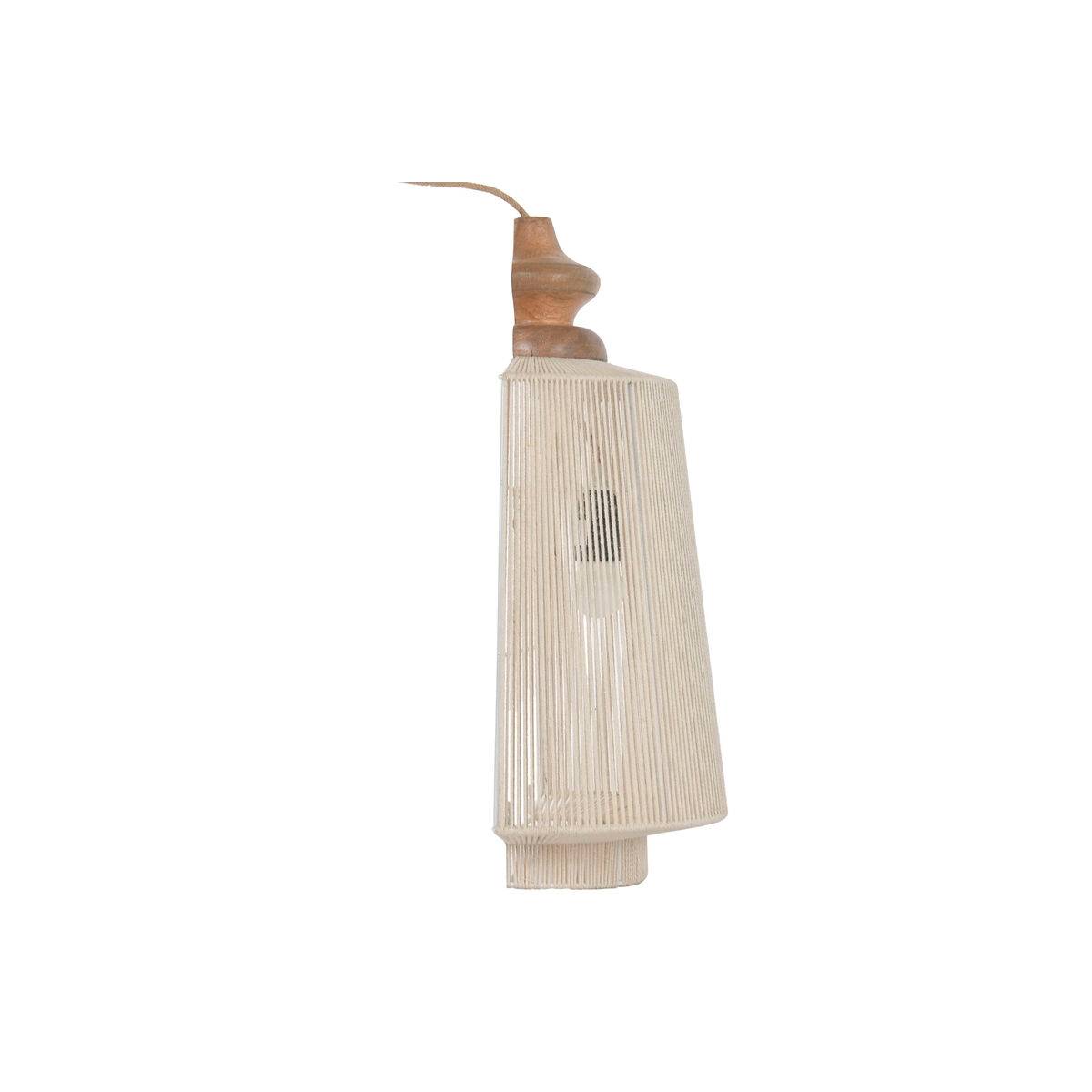 Lámpara de Pared Home ESPRIT Marrón Beige 60 W Natural Urbano 220 V 34 X 18 X 55 CM