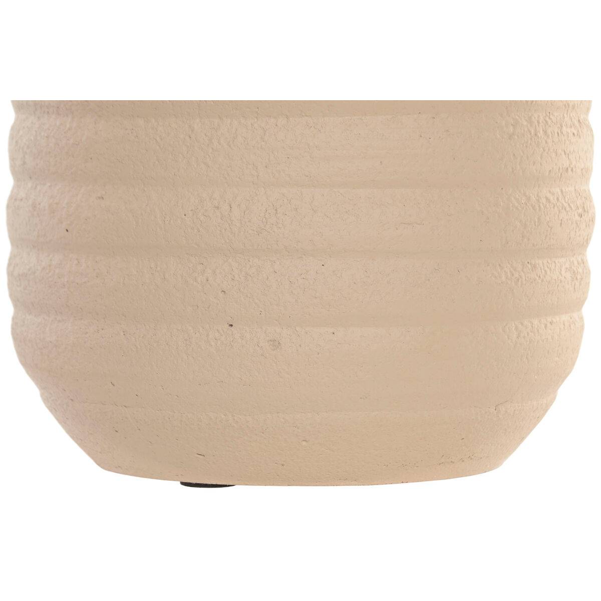 Jarrón Home ESPRIT Marrón Beige Terracota Madera de mango