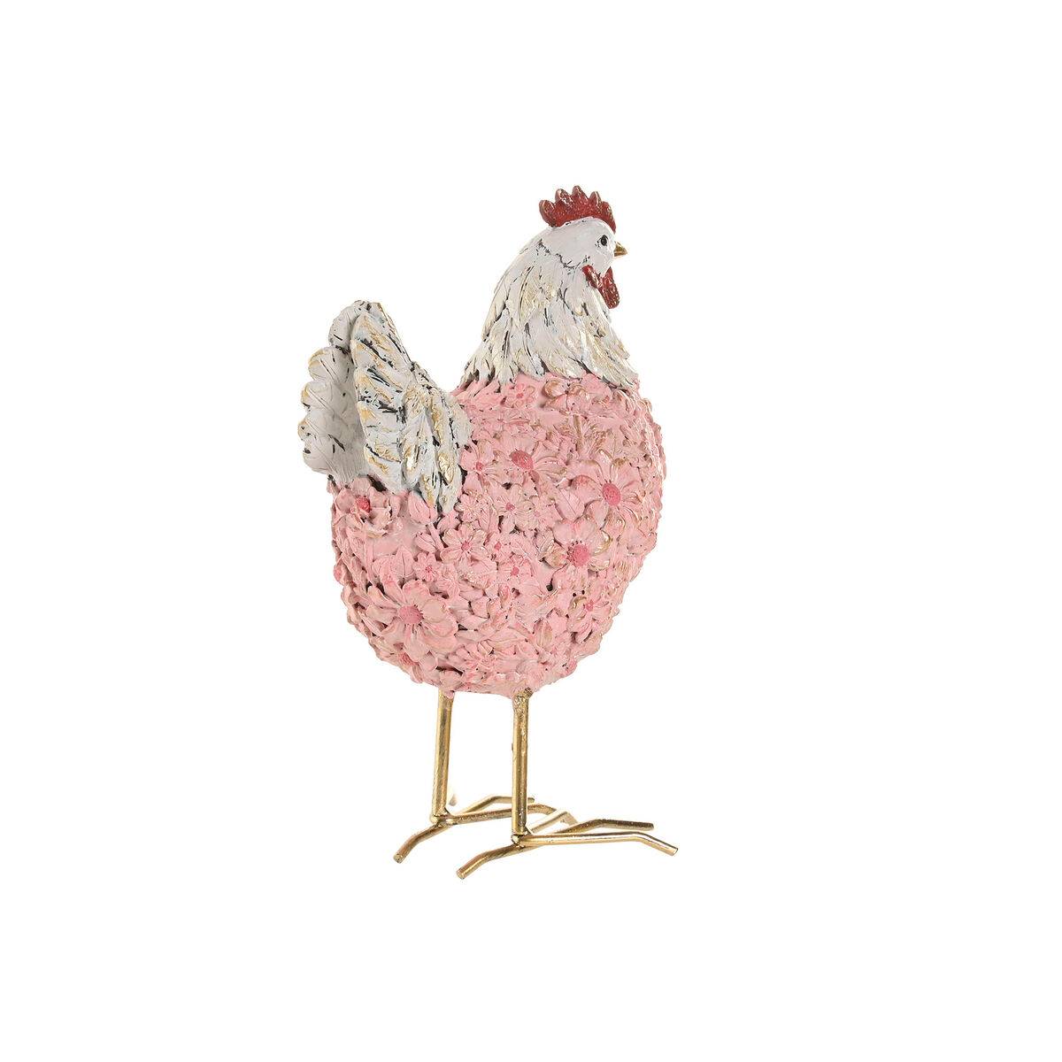 Figura Decorativa Home ESPRIT Verde Rosa (2 Unidades)
