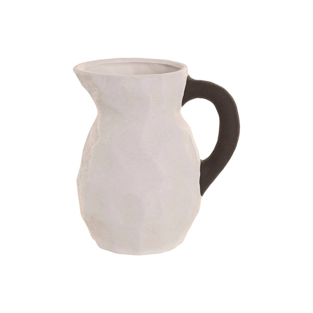 Jarrón Home ESPRIT Blanco Gris Gres