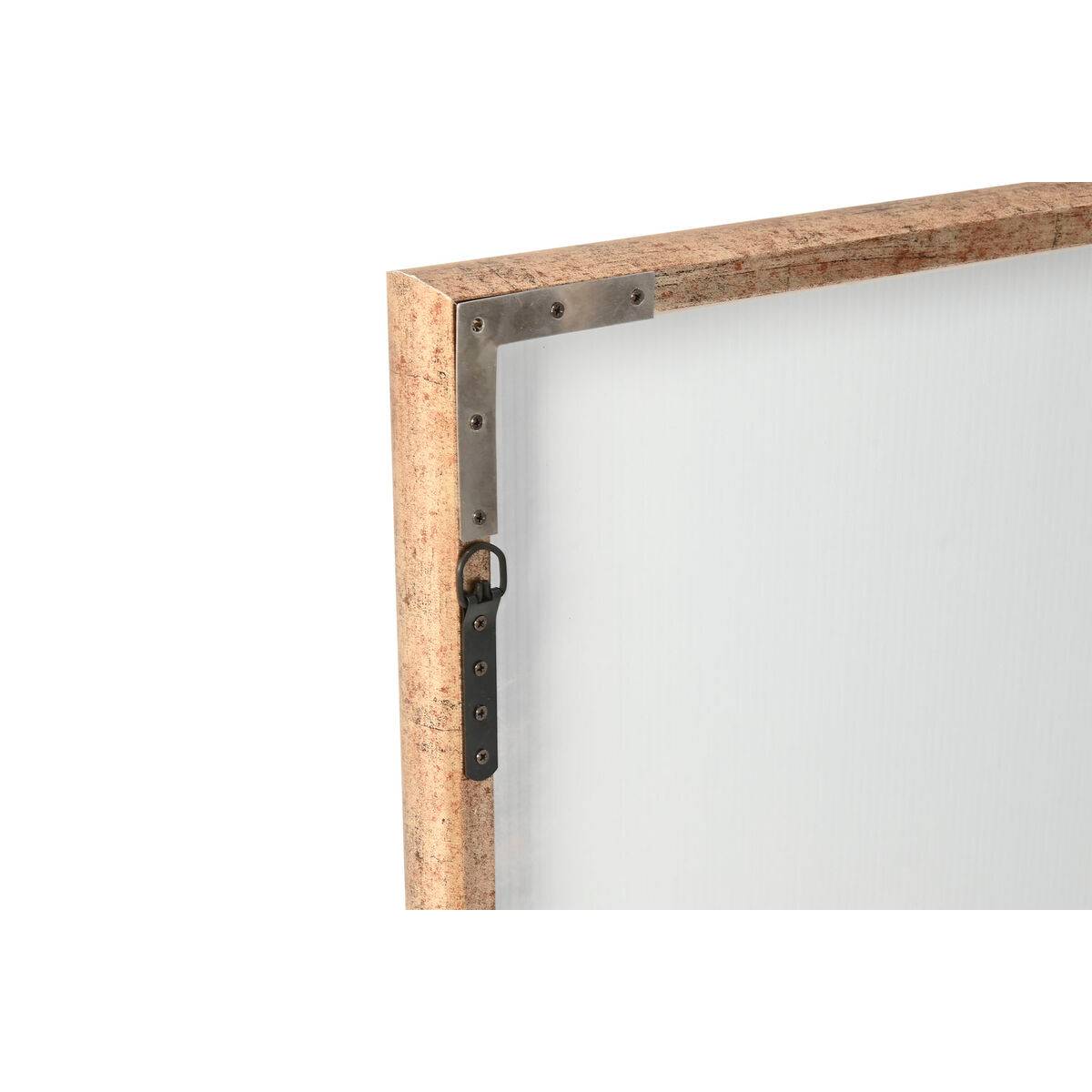 Espejo de pared Home ESPRIT Negro Dorado Vintage 80 x 4 x 80 cm