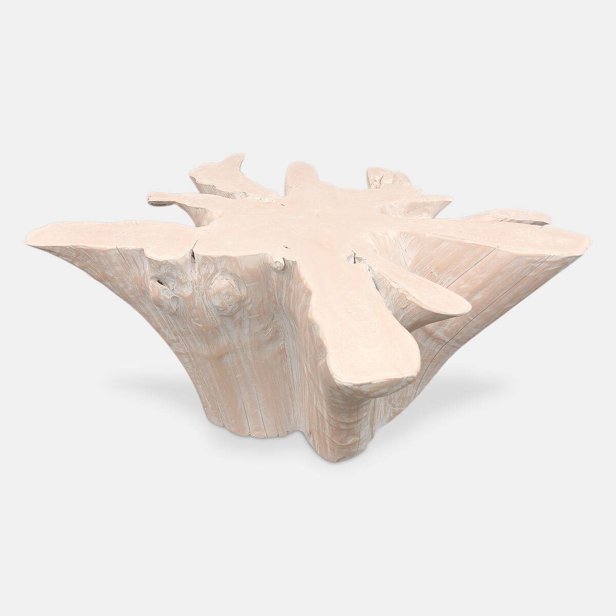 Mesa de Centro Home ESPRIT Blanco 90 x 90 x 44 cm