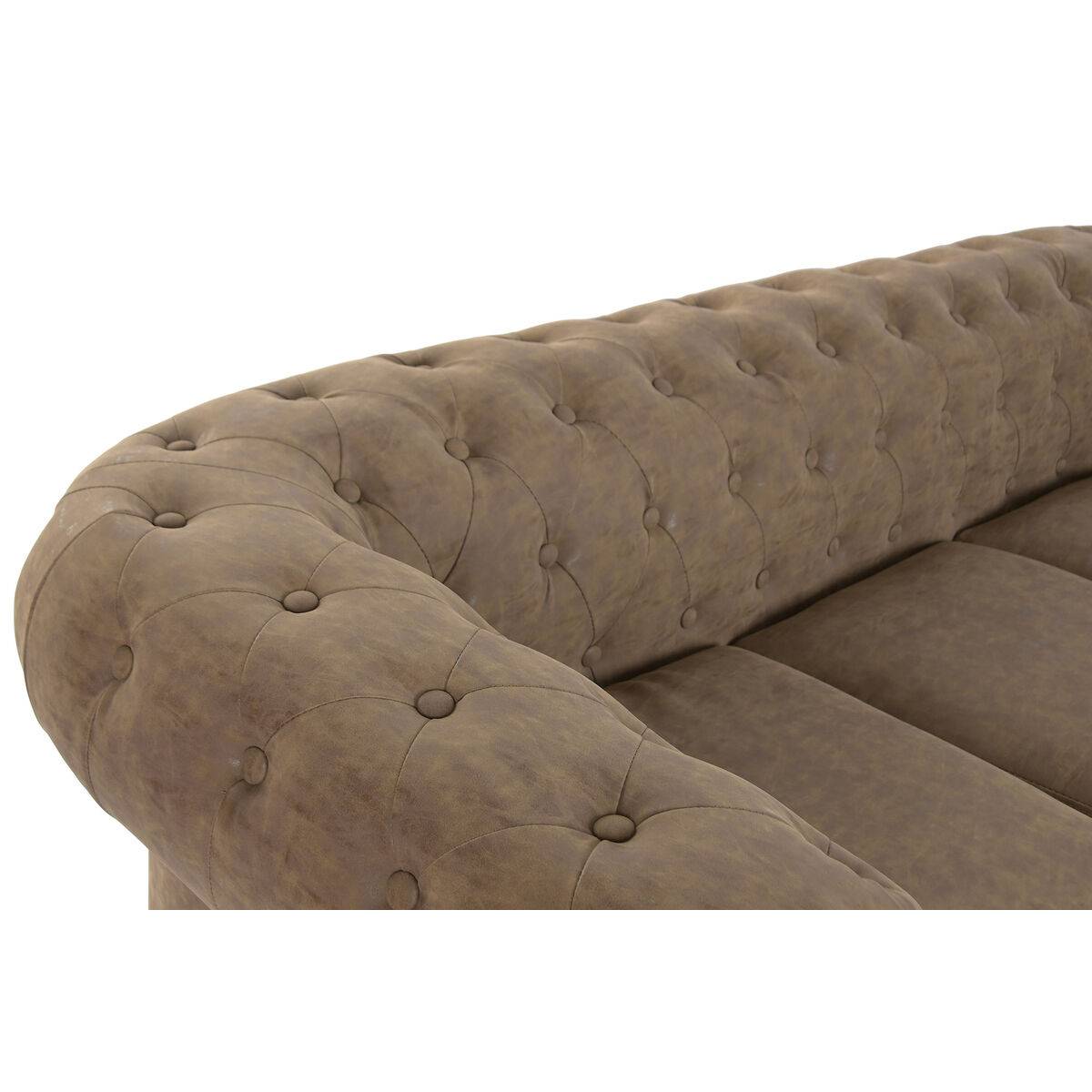 Sofá Home ESPRIT Marrón Vintage 199 X 82 X 76 CM 196 X 81 X 76 CM
