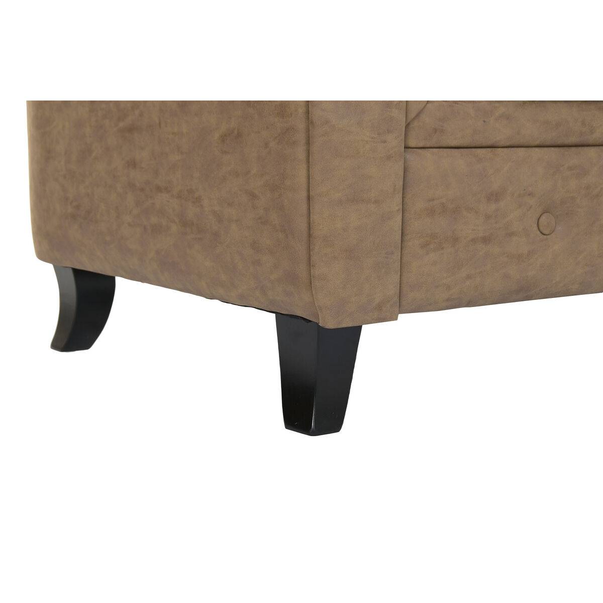 Sofá Home ESPRIT Marrón Vintage 199 X 82 X 76 CM 196 X 81 X 76 CM