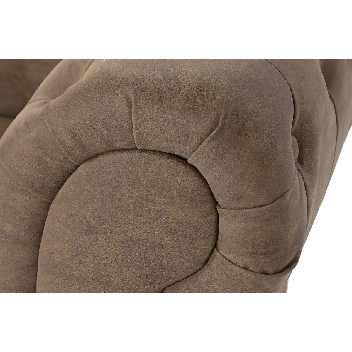 Sofá Home ESPRIT Marrón Vintage 199 X 82 X 76 CM 196 X 81 X 76 CM
