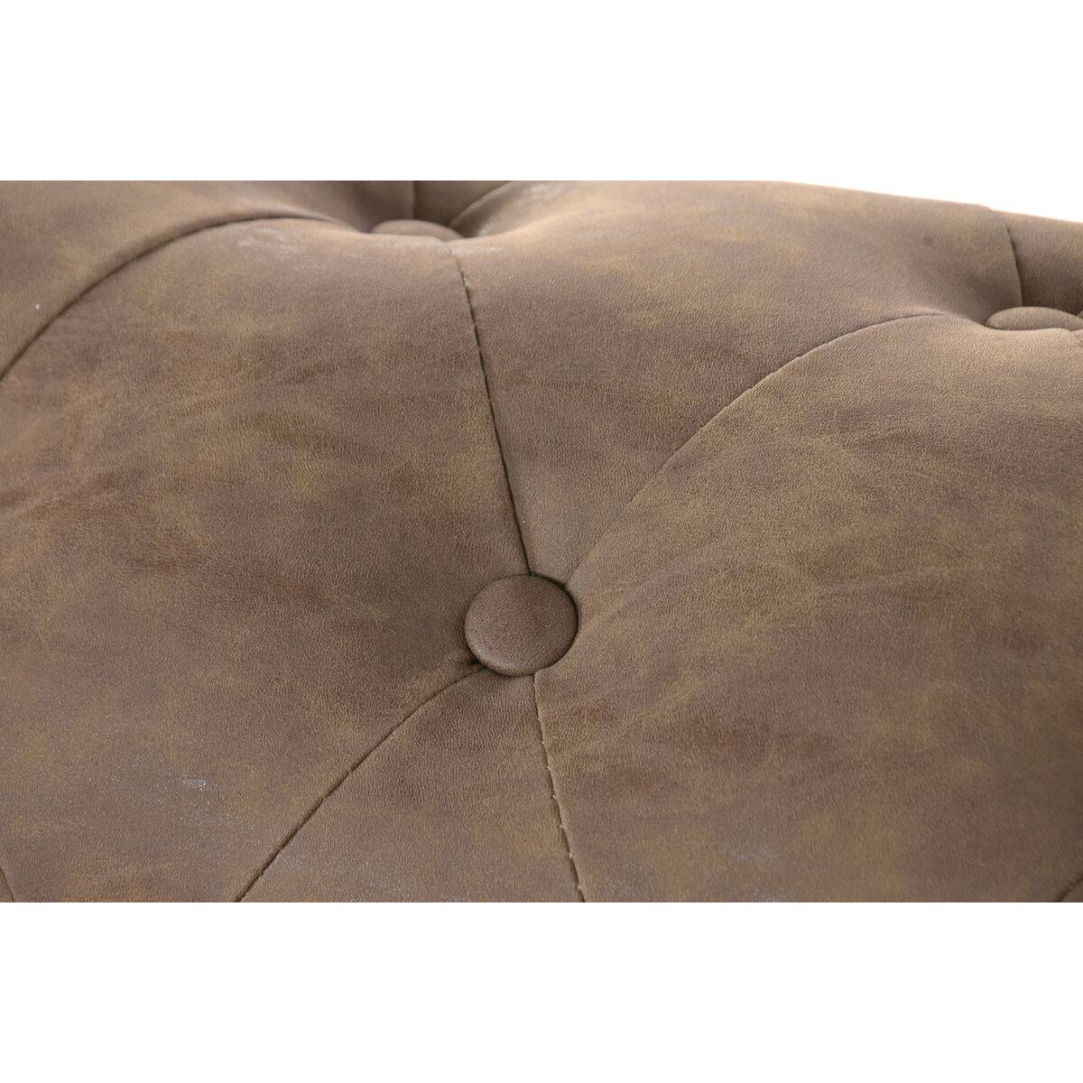 Sofá Home ESPRIT Marrón Vintage 199 X 82 X 76 CM 196 X 81 X 76 CM