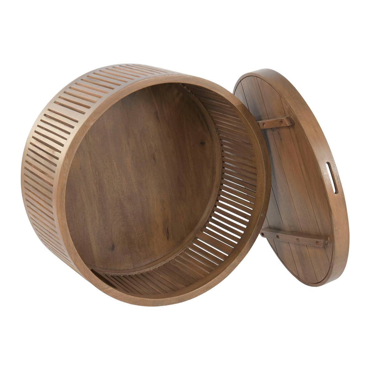 Mesa de Centro Home ESPRIT Marrón 76 x 76 x 46 cm