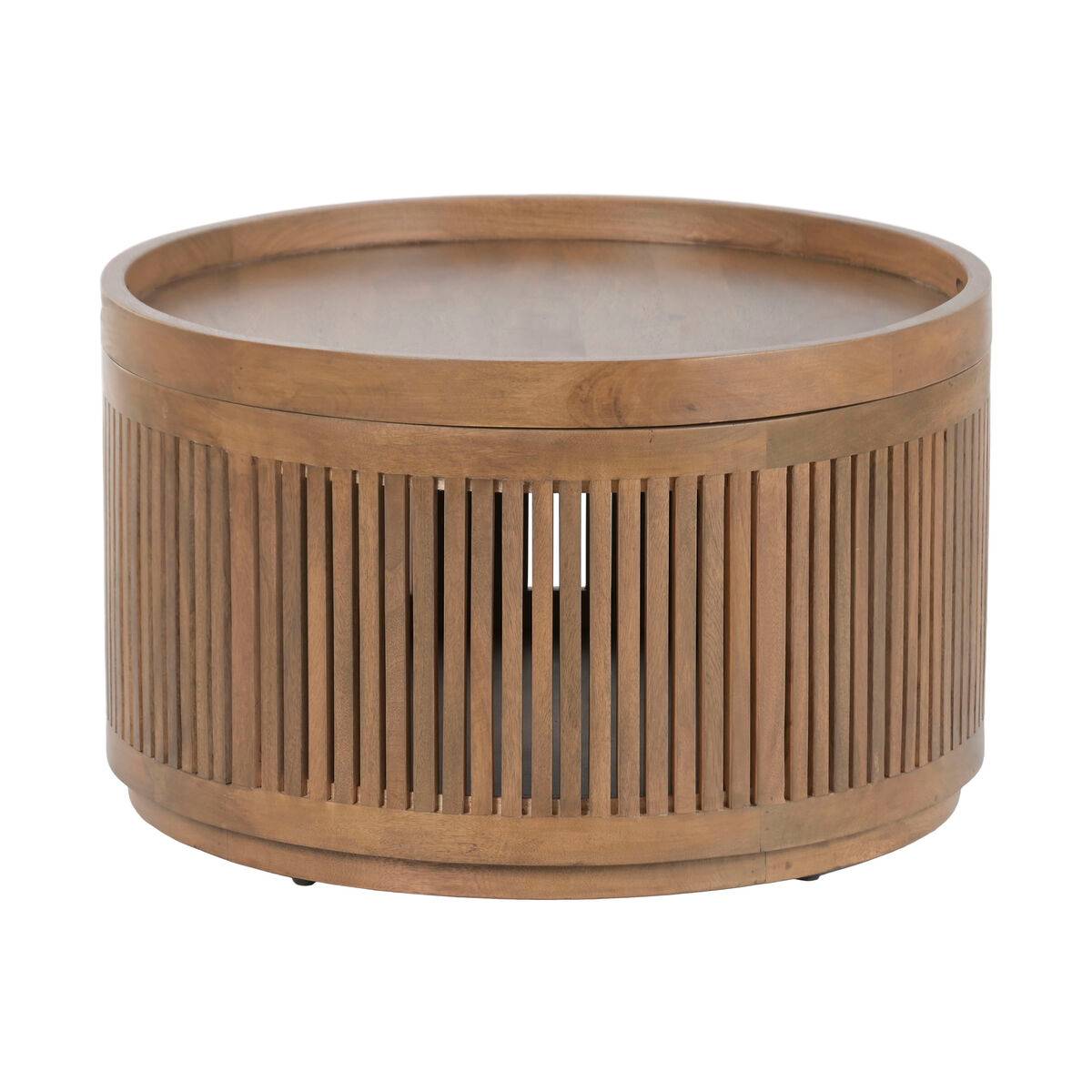 Mesa de Centro Home ESPRIT Marrón 76 x 76 x 46 cm