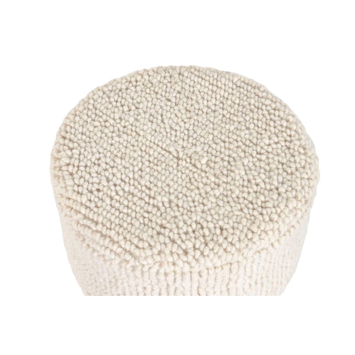 Reposapiés Home ESPRIT Beige Boho 40 x 40 x 40 cm