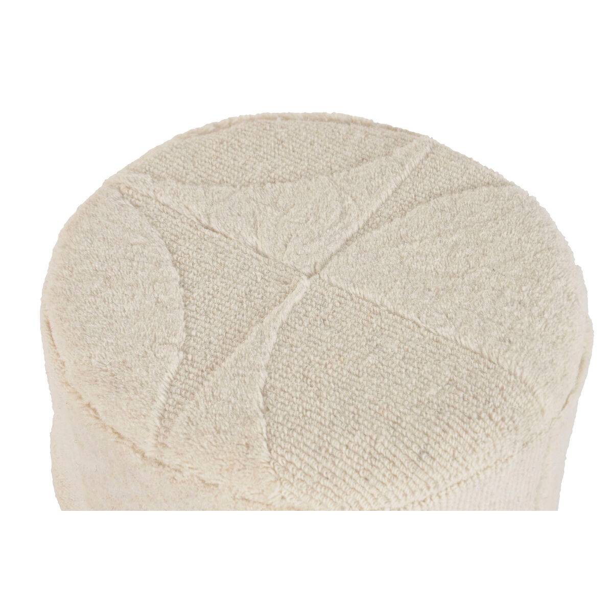 Reposapiés Home ESPRIT Beige Boho 40 x 40 x 40 cm