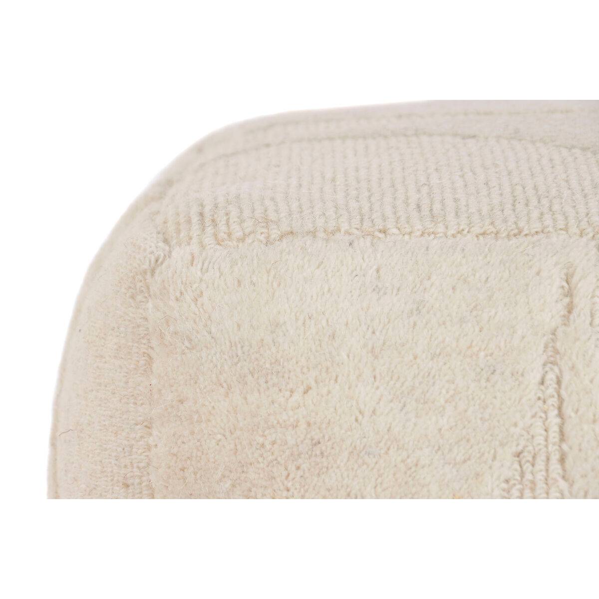 Reposapiés Home ESPRIT Beige Boho 45 x 45 x 45 cm