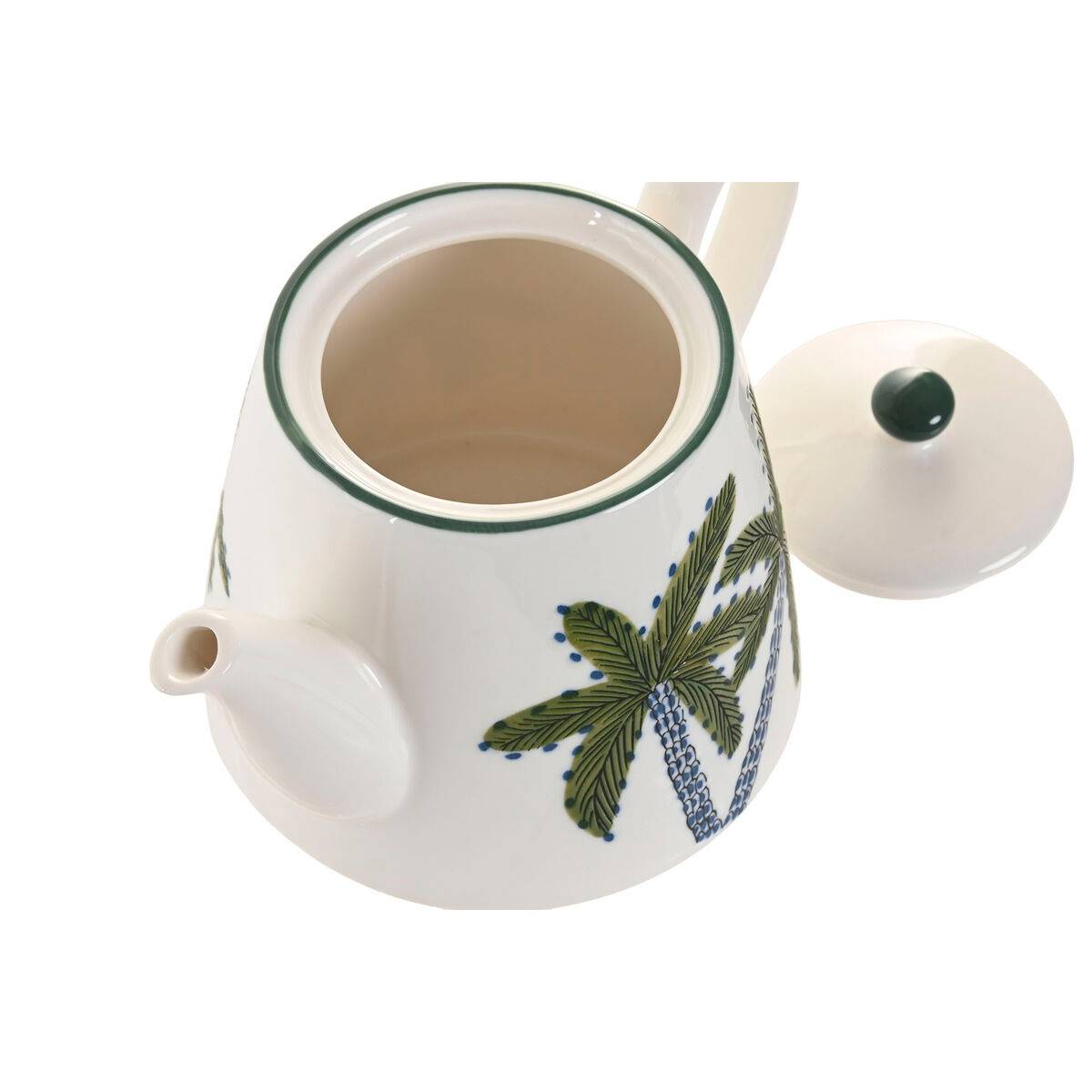 Tetera Home ESPRIT Azul Verde Porcelana 850 ml
