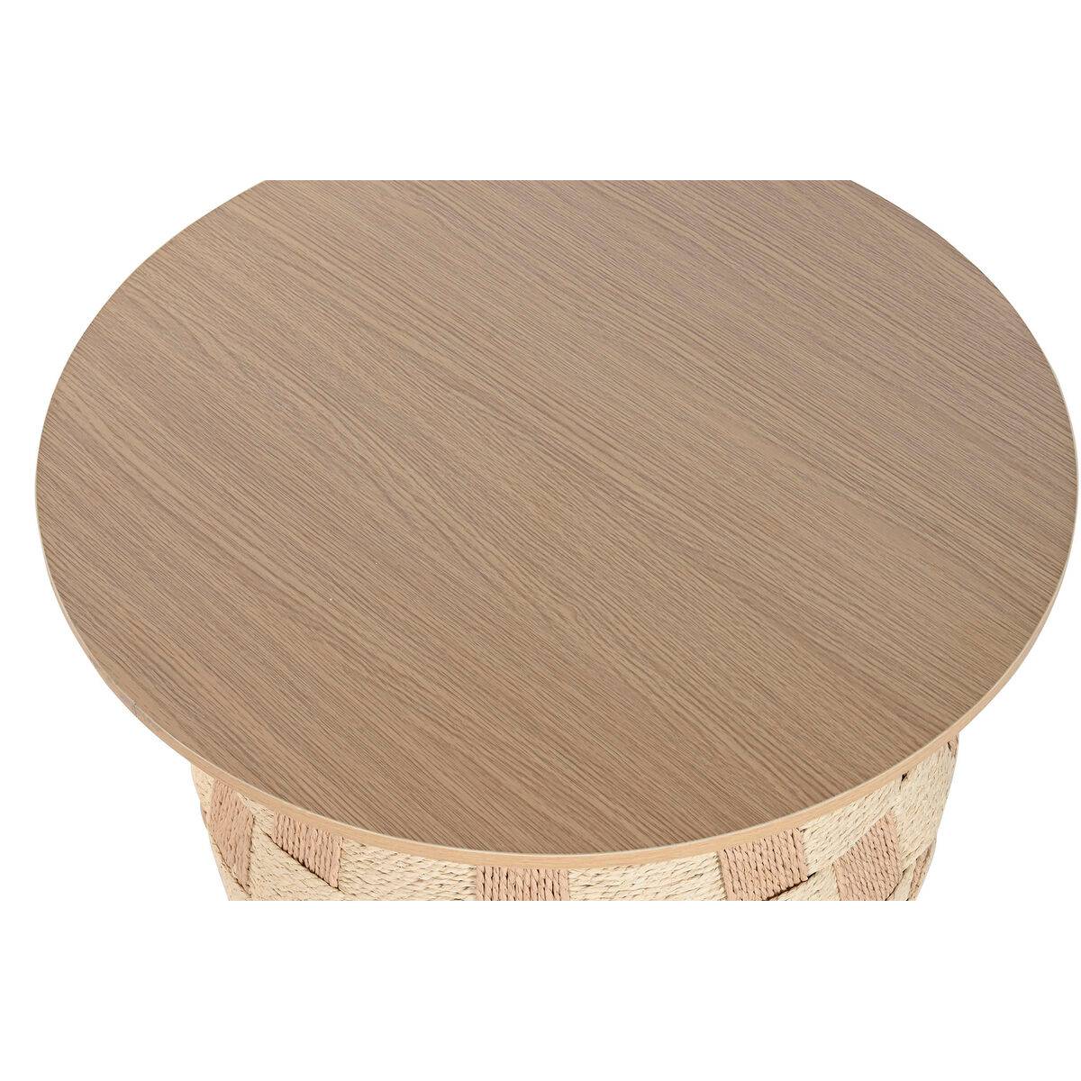 Mesa auxiliar Home ESPRIT Natural 60 x 60 x 48 cm