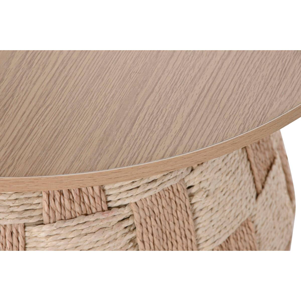 Mesa auxiliar Home ESPRIT Natural 60 x 60 x 48 cm