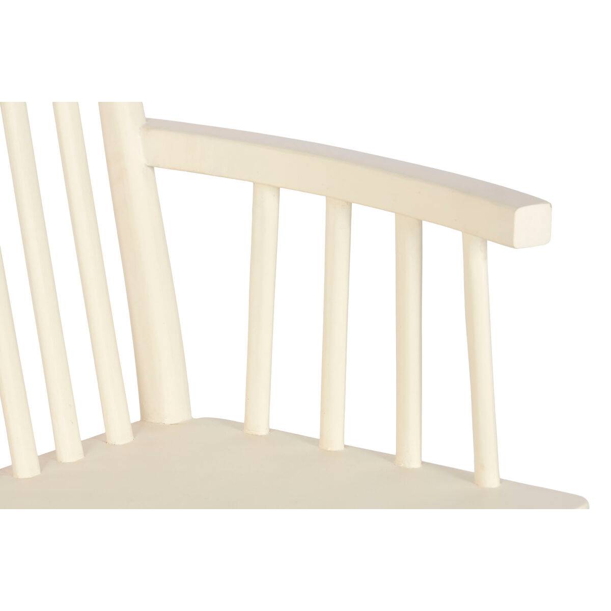 Banco Home ESPRIT Crema Madera de mango Madera MDF 150 X 50 X 98 CM