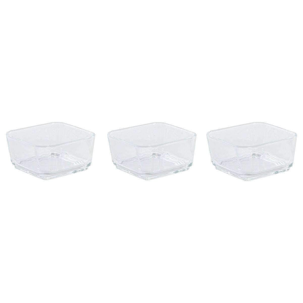 Bandeja de Aperitivos Home ESPRIT Transparente Natural 300 ml 32 x 12 x 6 cm
