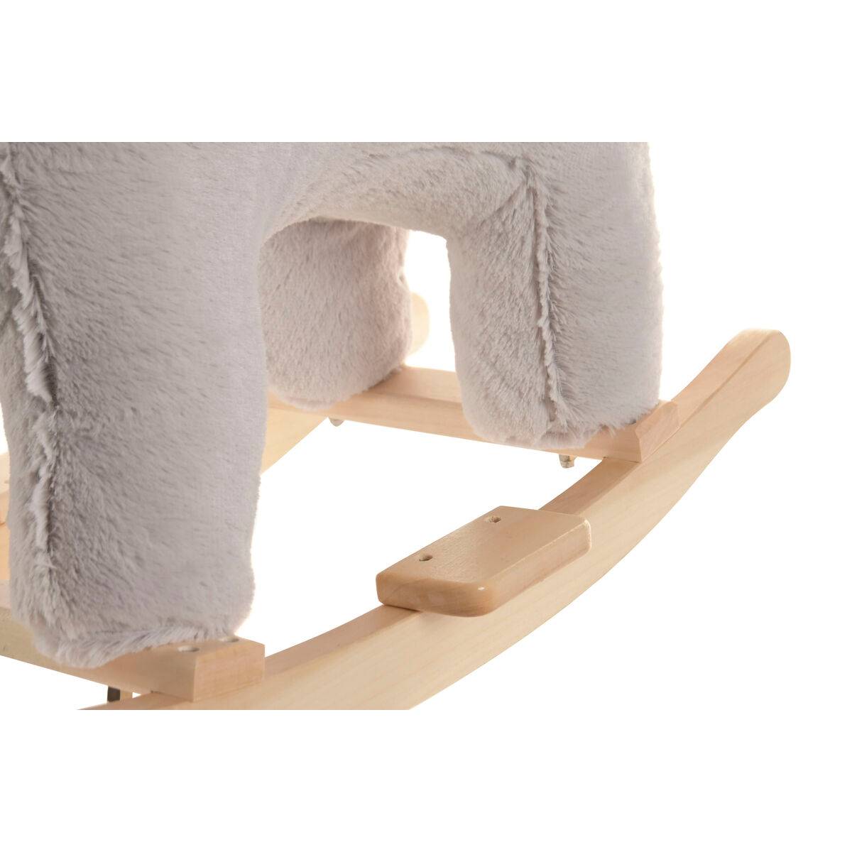 Mecedora Home ESPRIT Gris Natural Elefante