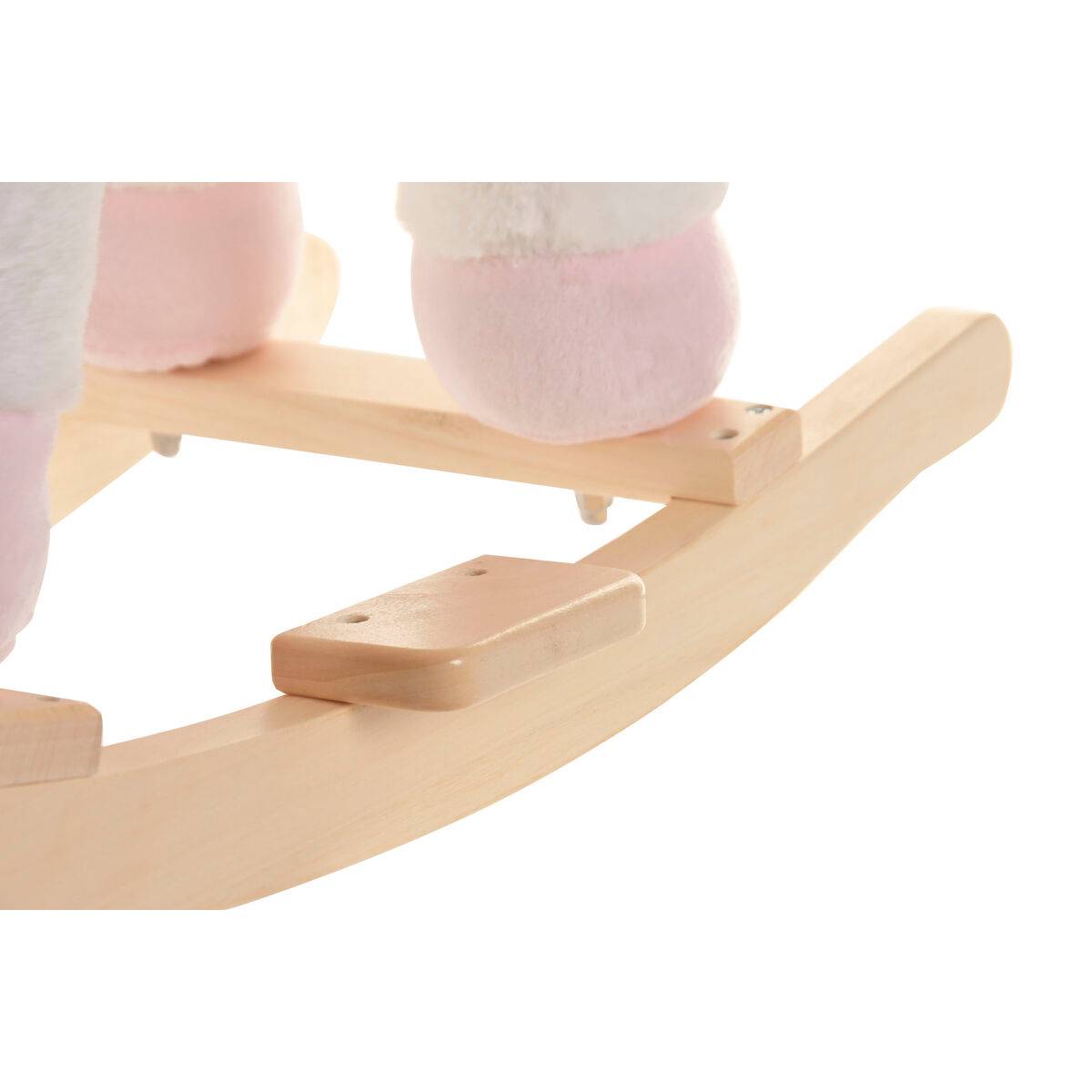 Mecedora Home ESPRIT Blanco Natural Unicornio