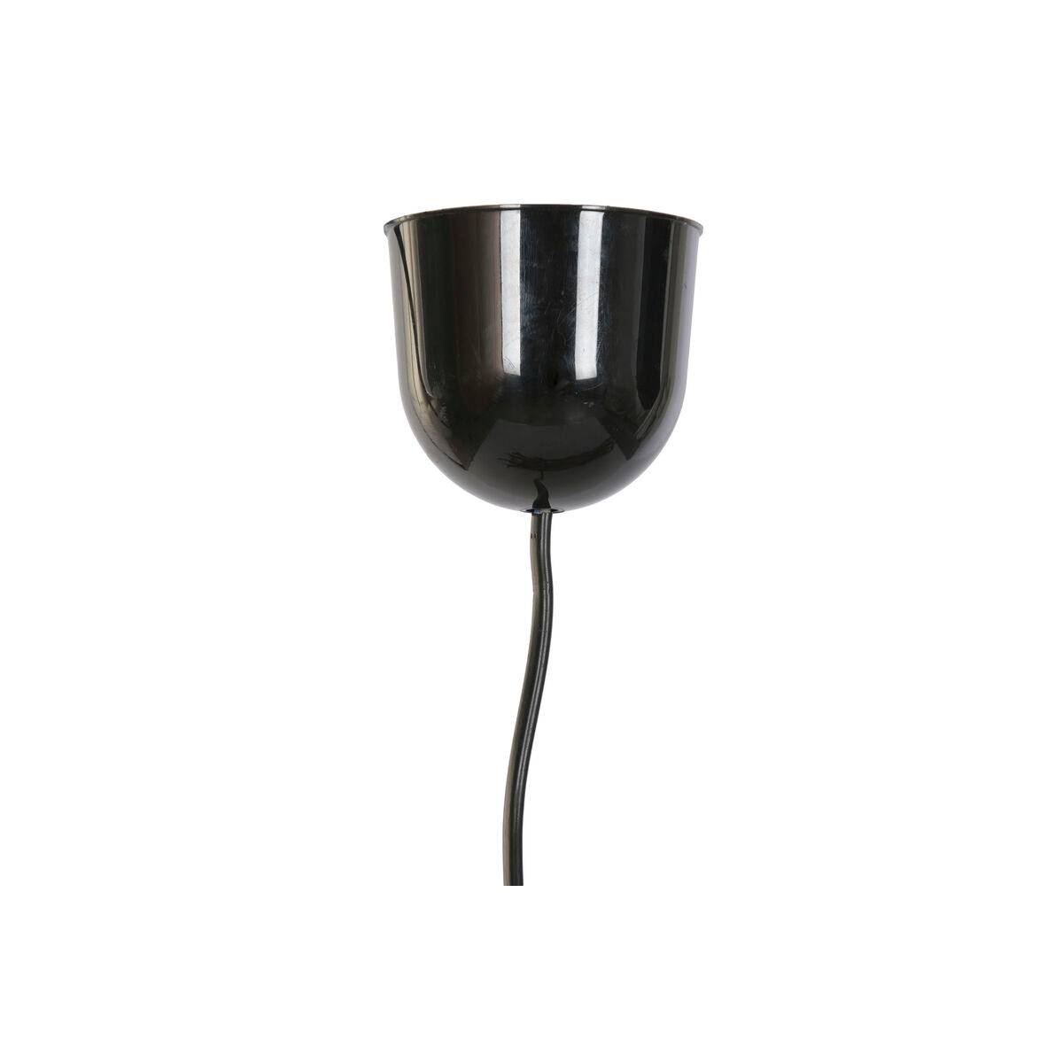 Lámpara de Techo Home ESPRIT Negro Natural Madera Hierro madera de teca 50 W