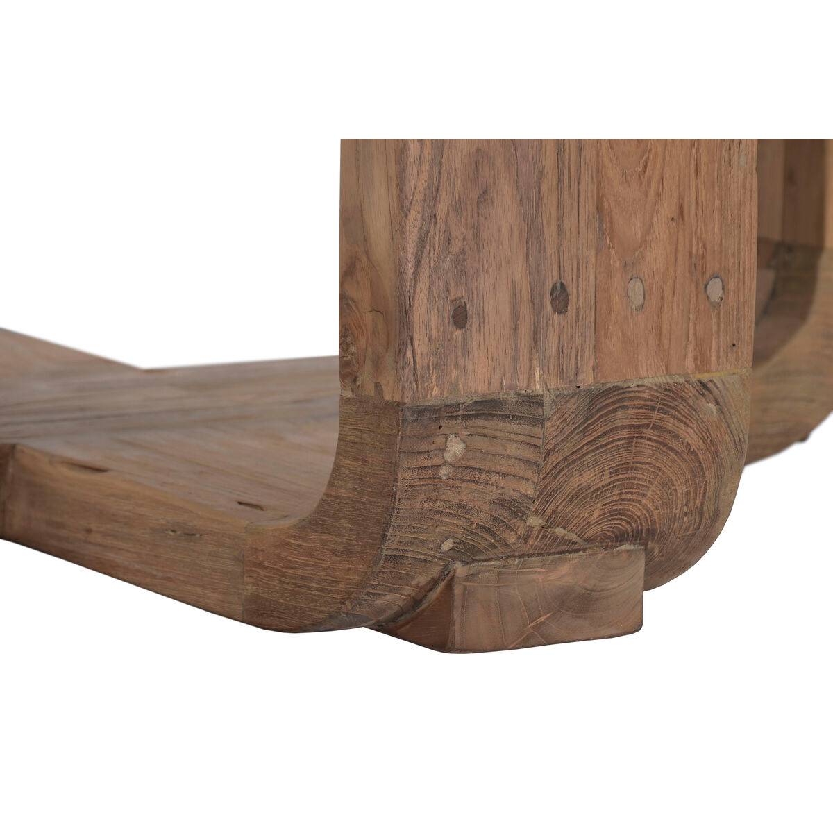 Mesa de Comedor Home ESPRIT Natural madera de teca 140 X 140 X 78 CM