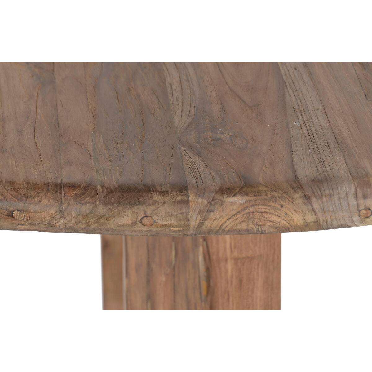 Mesa de Comedor Home ESPRIT Natural madera de teca 140 X 140 X 78 CM