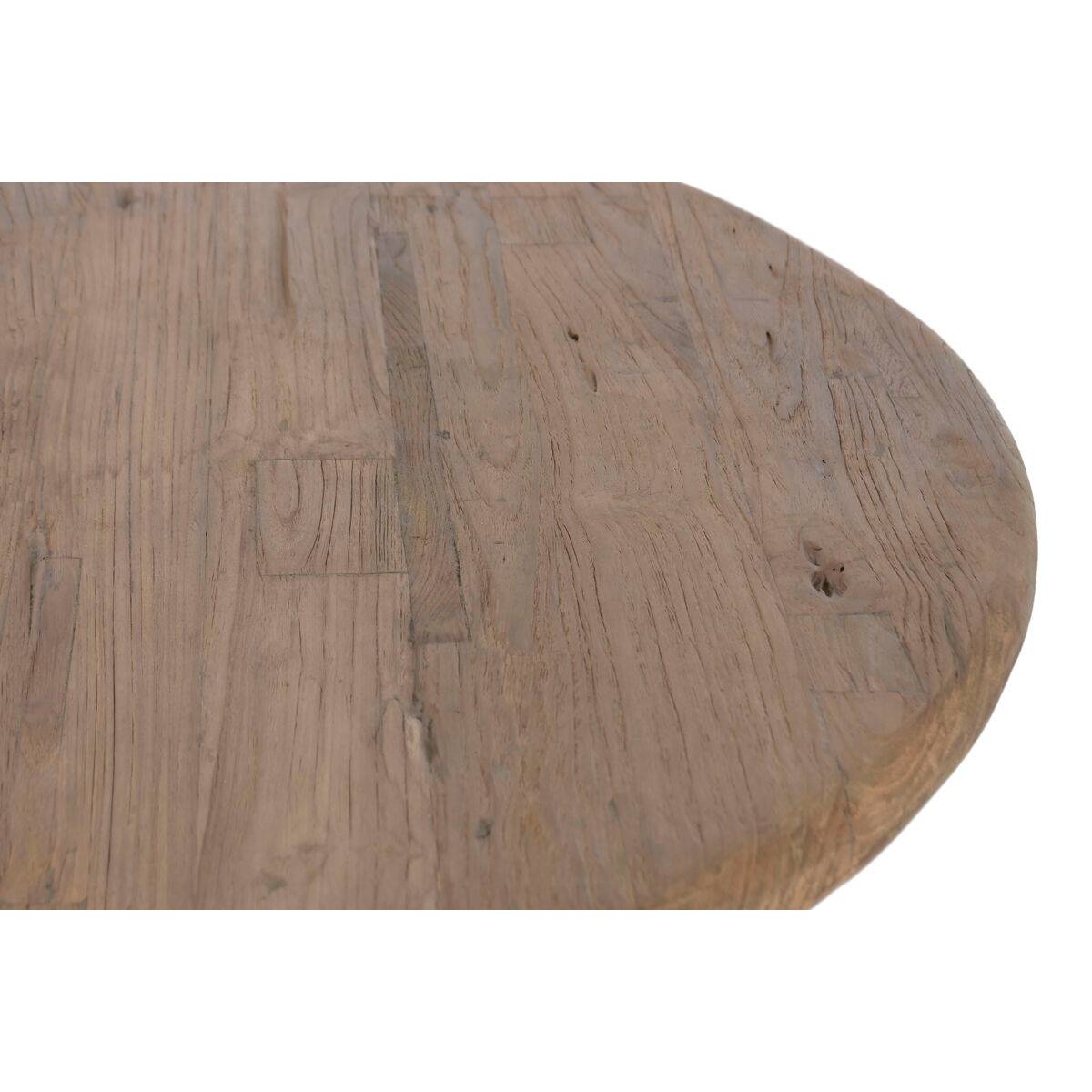 Mesa de Comedor Home ESPRIT Natural madera de teca 140 X 140 X 78 CM