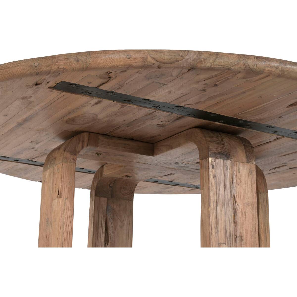 Mesa de Comedor Home ESPRIT Natural madera de teca 140 X 140 X 78 CM