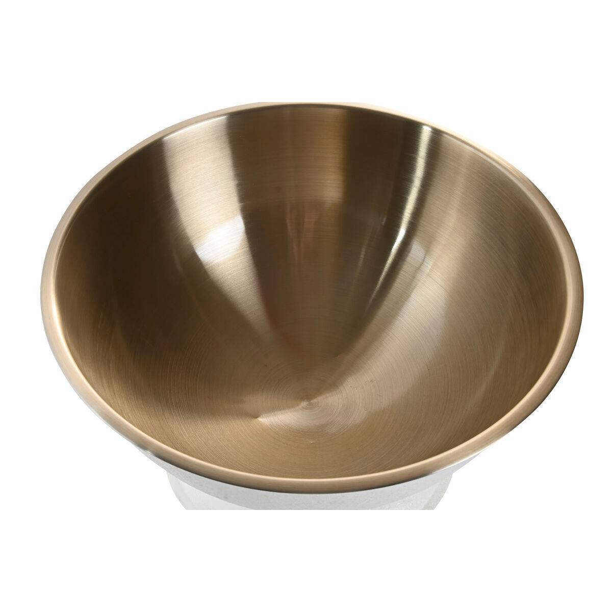 Champanera Home ESPRIT Blanco Dorado Acero Inoxidable Aluminio Loft 40 x 40 x 23 cm