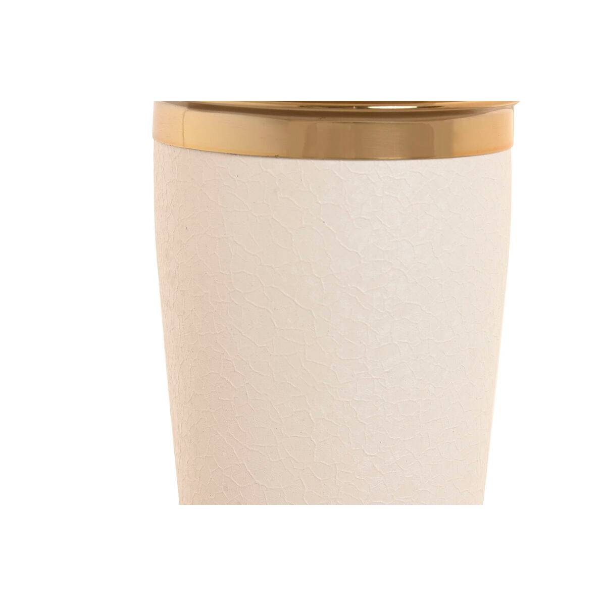 Coctelera Home ESPRIT Blanco Dorado Acero Inoxidable Aluminio 9,5 x 9,5 x 22 cm