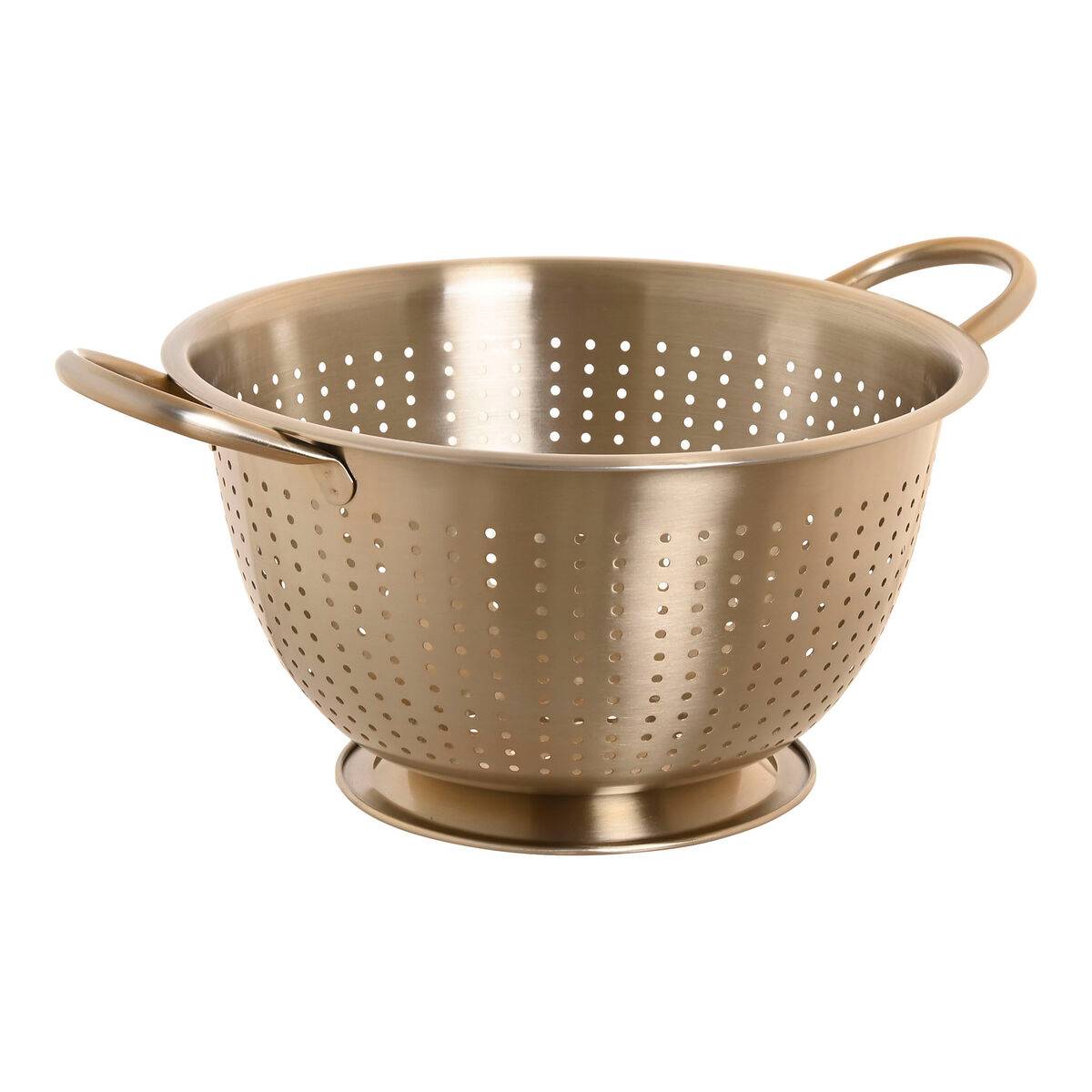 Escurridor Home ESPRIT Dorado Acero Inoxidable Aluminio 24 x 24 x 19 cm