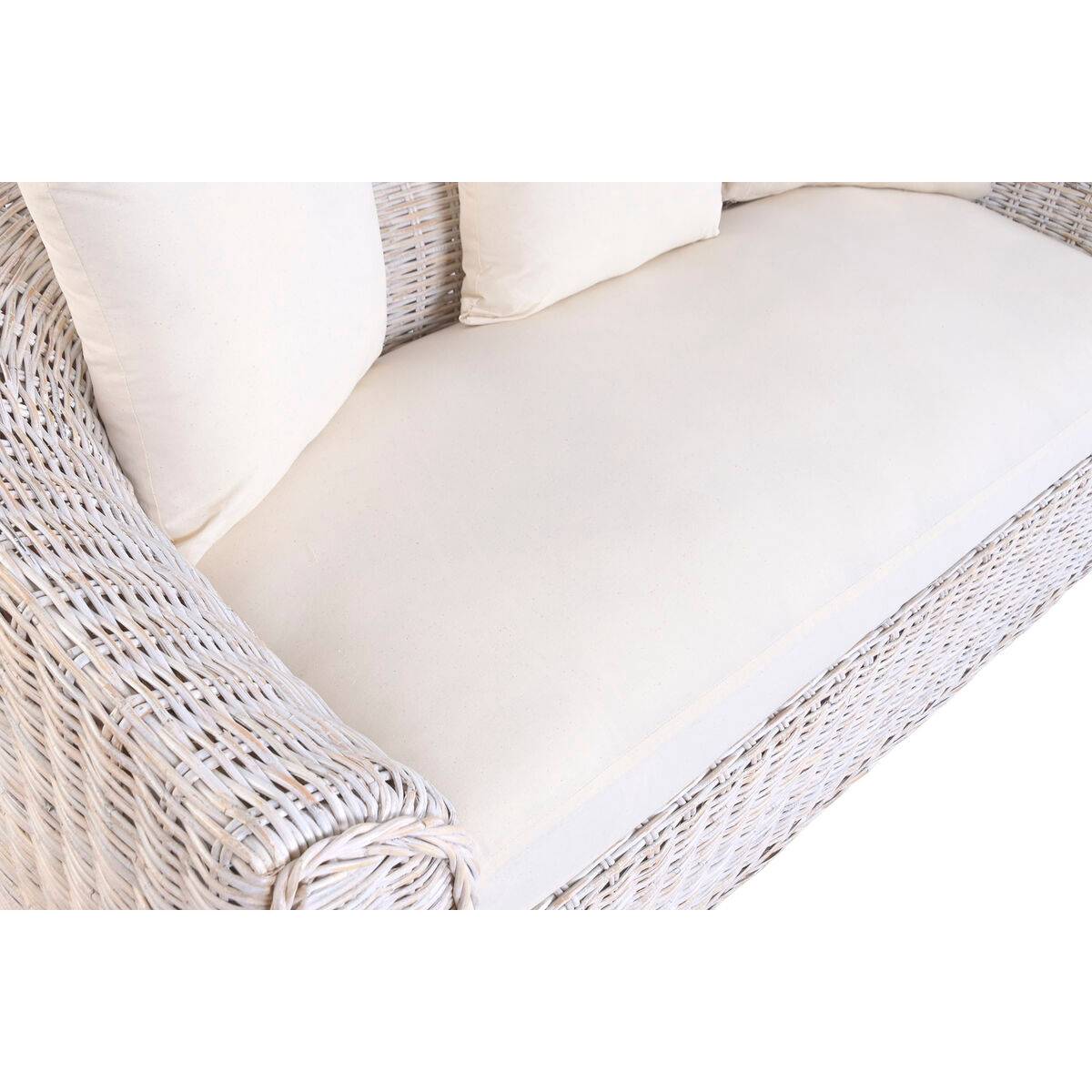 Sofá Home ESPRIT Blanco Bali Decapé 174 x 88 x 69 cm
