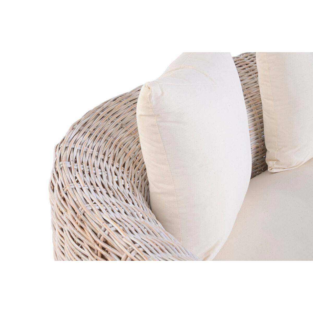Sofá Home ESPRIT Blanco Bali Decapé 174 x 88 x 69 cm