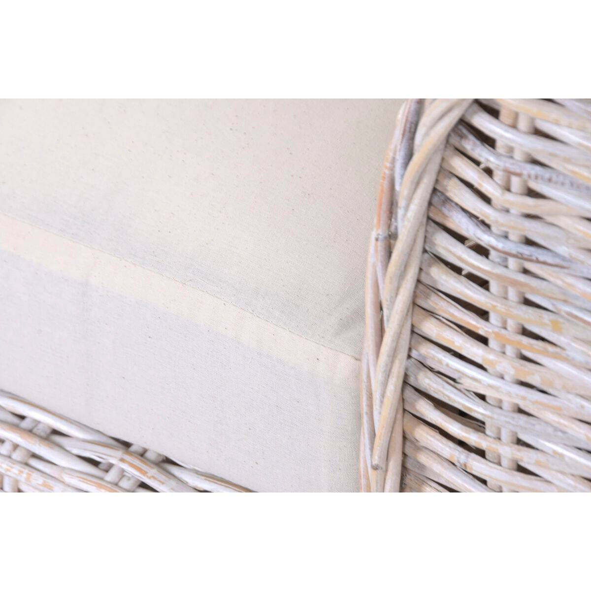 Sofá Home ESPRIT Blanco Bali Decapé 174 x 88 x 69 cm