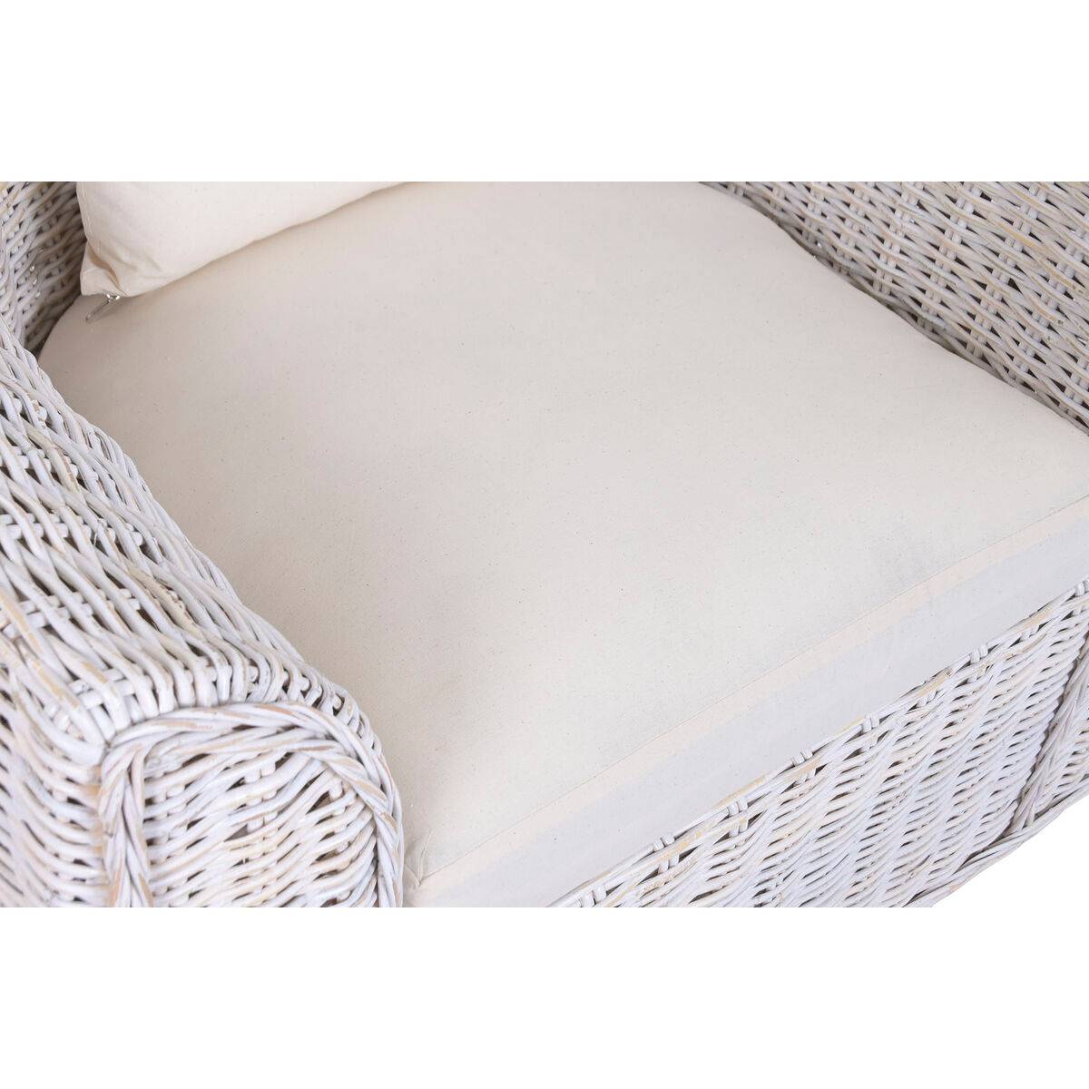 Sillón Home ESPRIT Blanco 100 x 78 x 68 cm