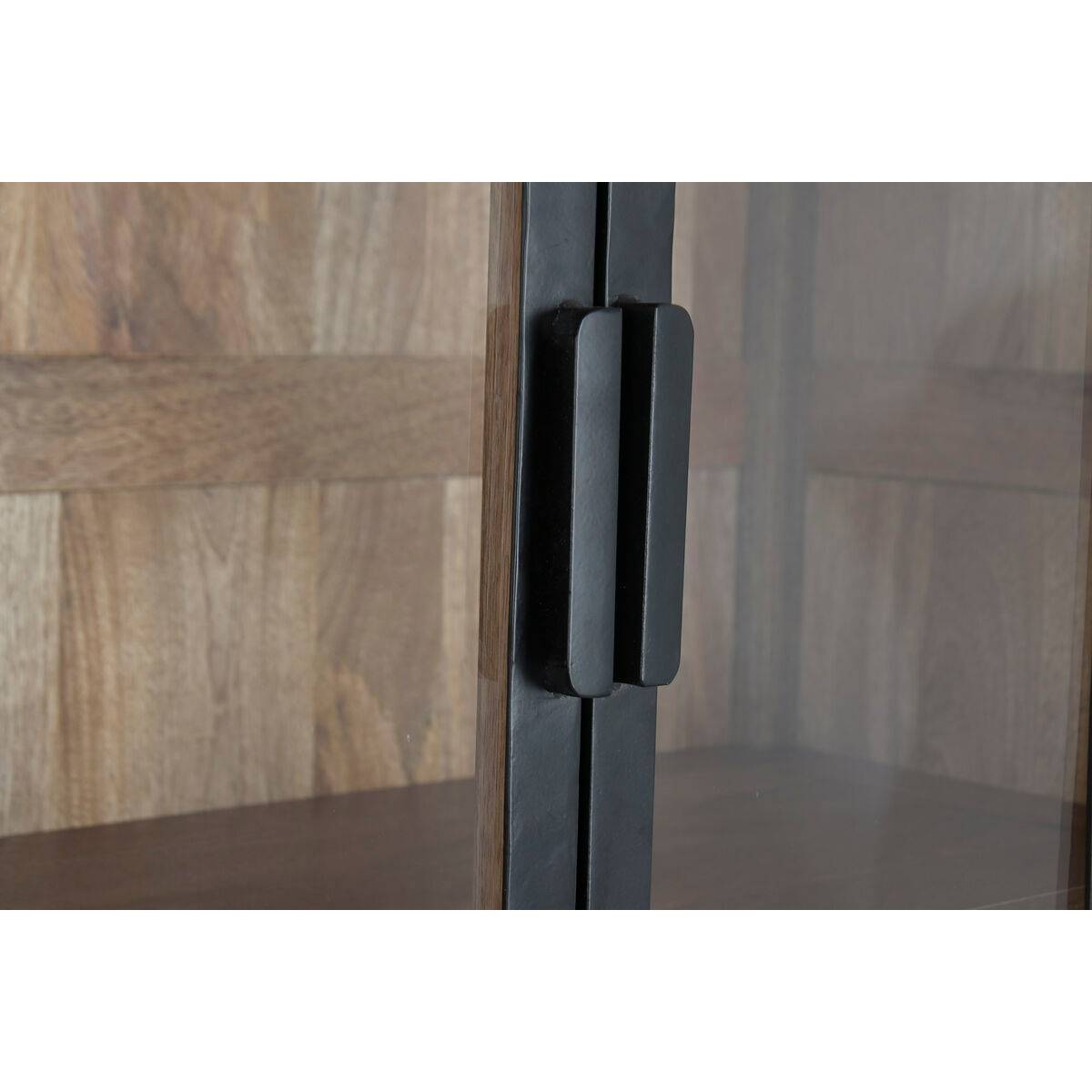Vitrina Home ESPRIT Metal Madera de mango 100 X 42 X 195 CM