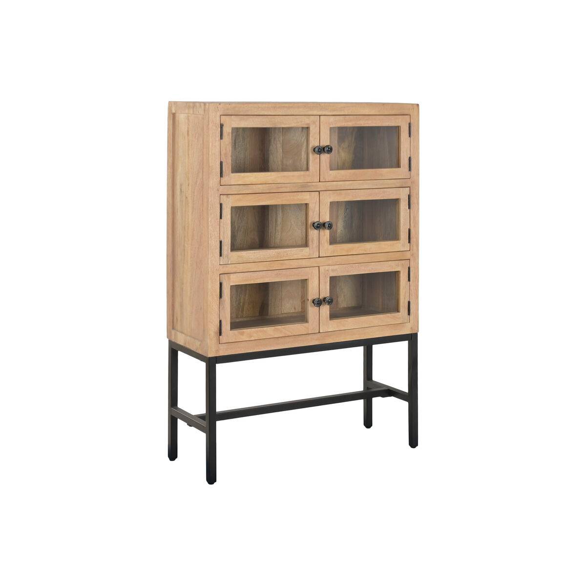 Vitrina Home ESPRIT Metal Madera de mango 80 X 30 X 120 CM