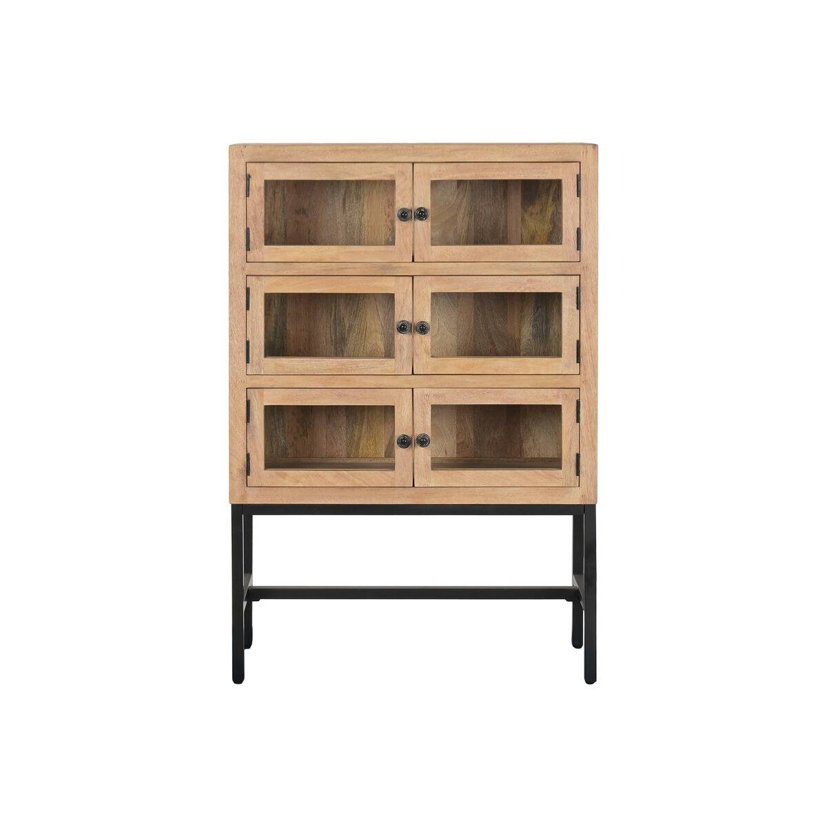 Vitrina Home ESPRIT Metal Madera de mango 80 X 30 X 120 CM