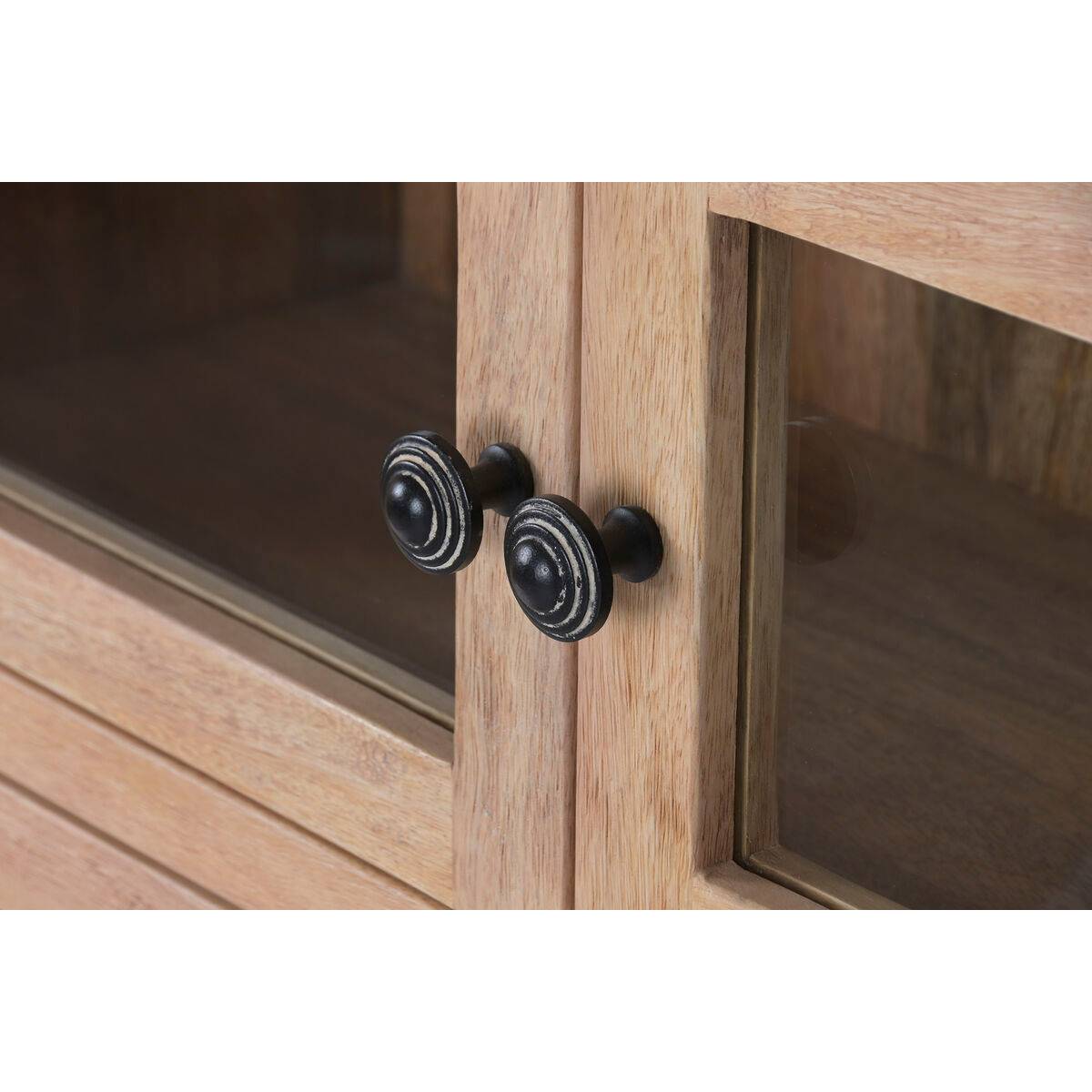 Vitrina Home ESPRIT Metal Madera de mango 80 X 30 X 120 CM