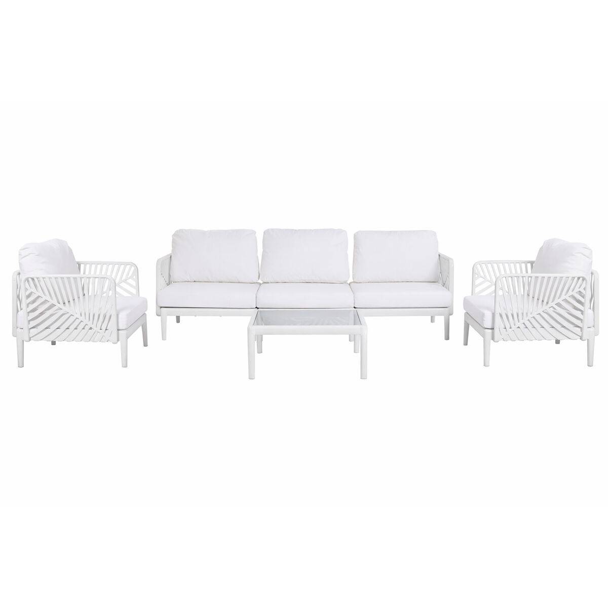 Sofá de Jardín Home ESPRIT Crema 222 X 74 X 70 CM