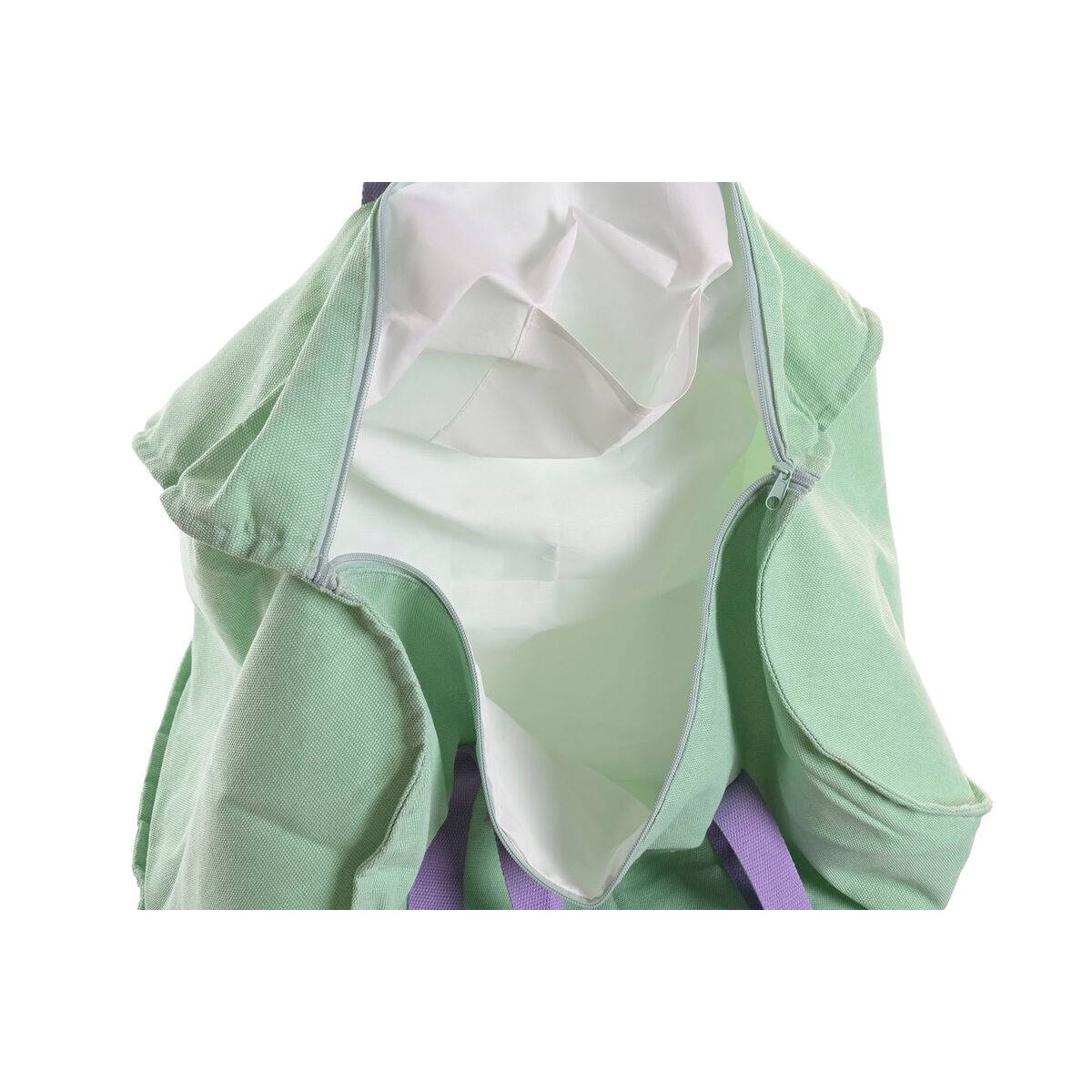 Bolsa de Playa Home ESPRIT Azul Blanco Verde polialgodon 60 x 38 x 38 cm (3 Unidades)