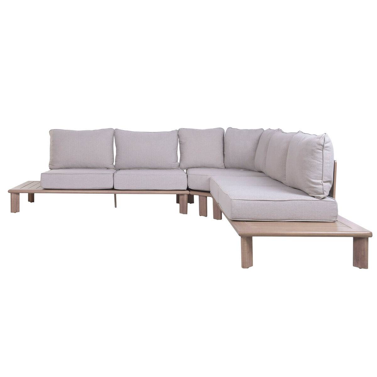 Sofá de Jardín Home ESPRIT Marrón 290 X 290 X 68 CM