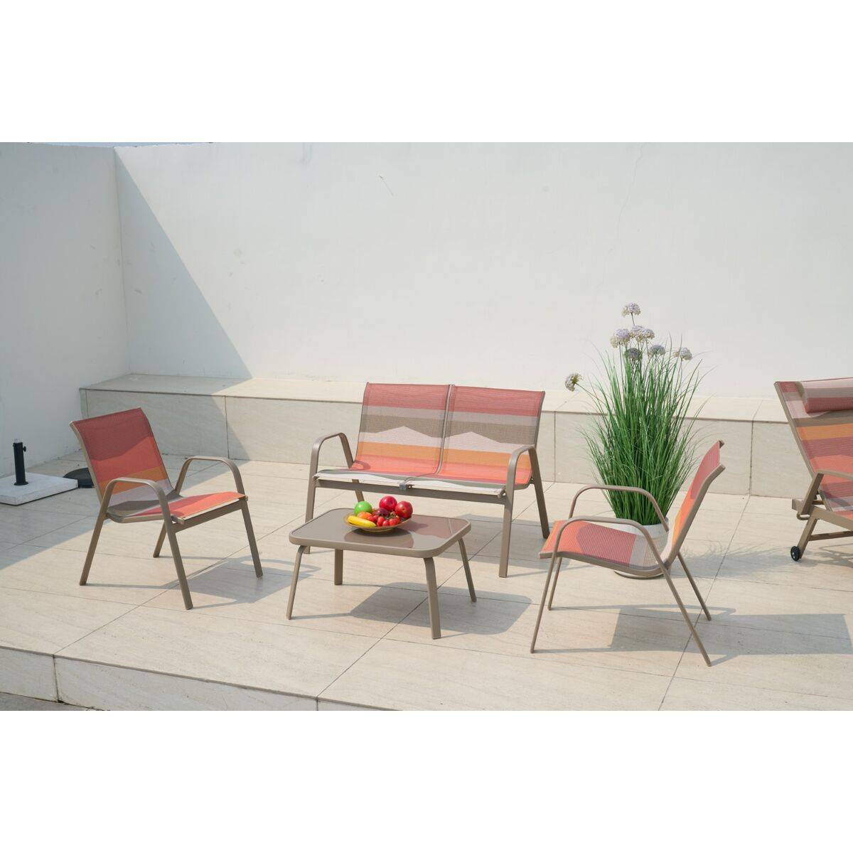 Sofá de Jardín Home ESPRIT Verde Multicolor 112 X 71 X 85 CM