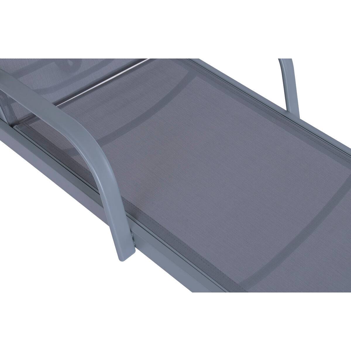 Tumbona Home ESPRIT Gris claro 199 X 63 X 101 CM