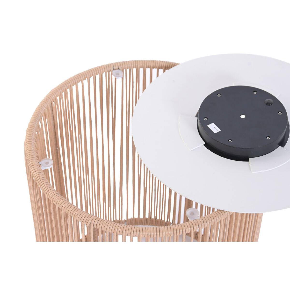 Mesa auxiliar Home ESPRIT Blanco Marrón 40 x 40 x 50 cm