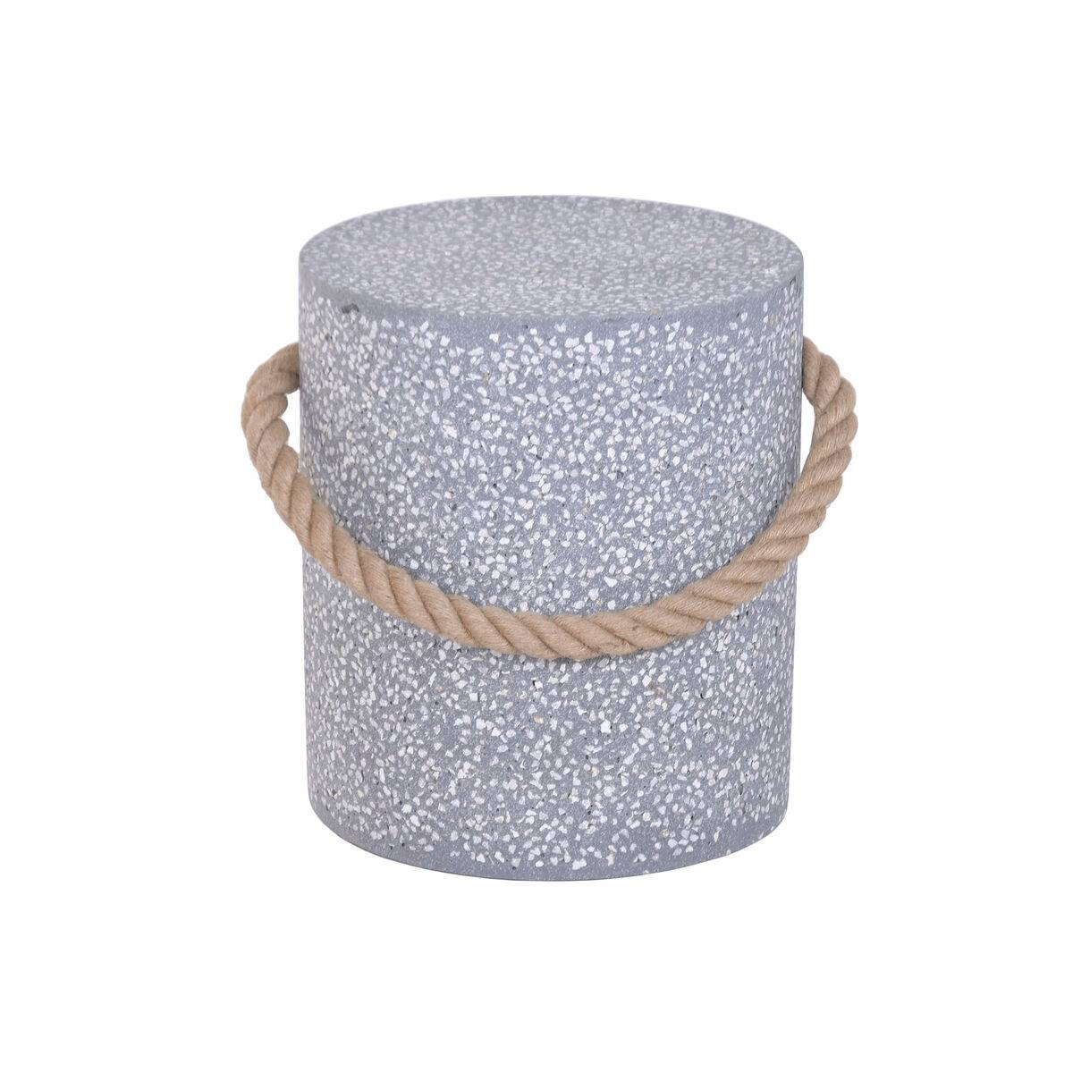 Mesa auxiliar Home ESPRIT Gris 40 x 40 x 45 cm