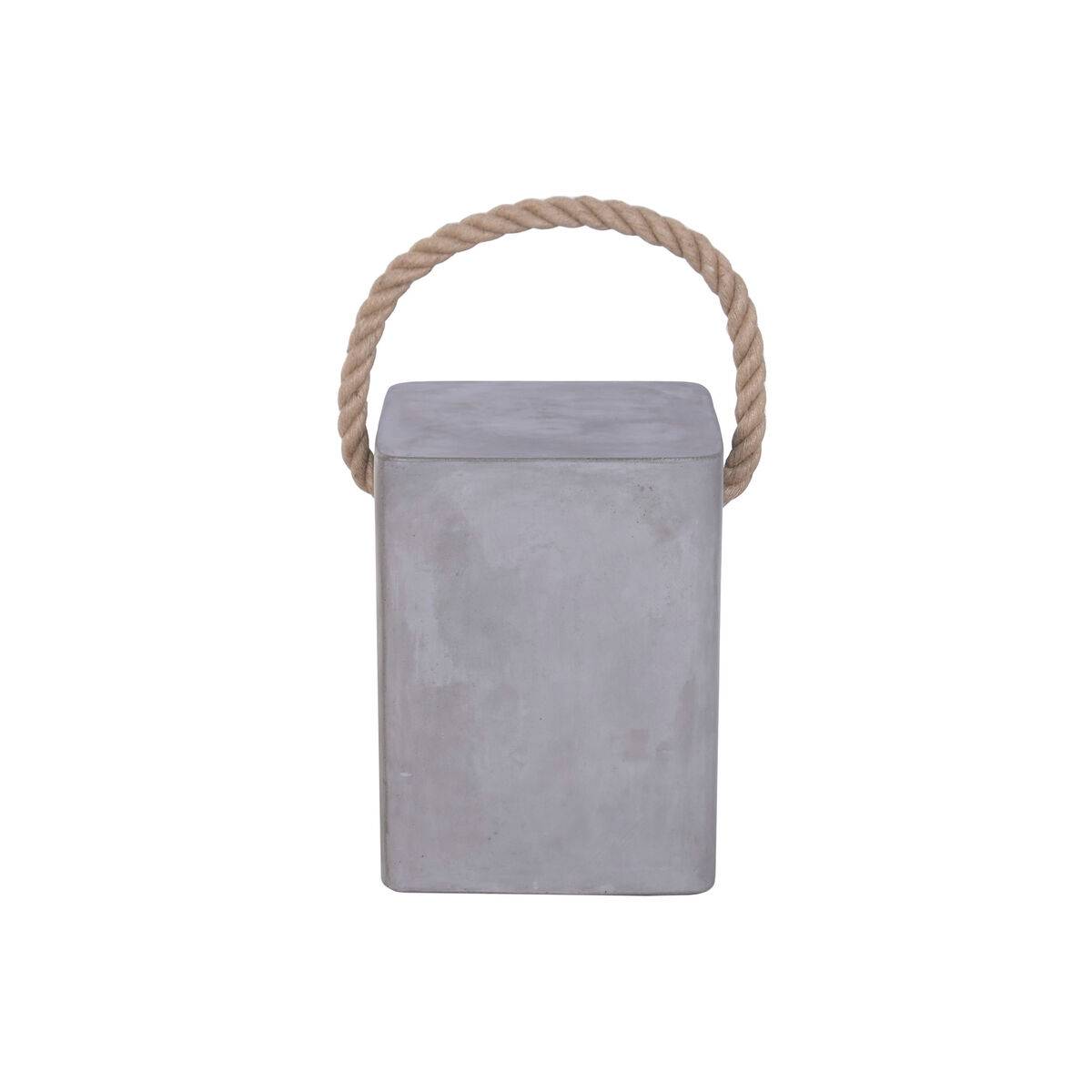 Mesa auxiliar Home ESPRIT Gris 35 x 35 x 46 cm