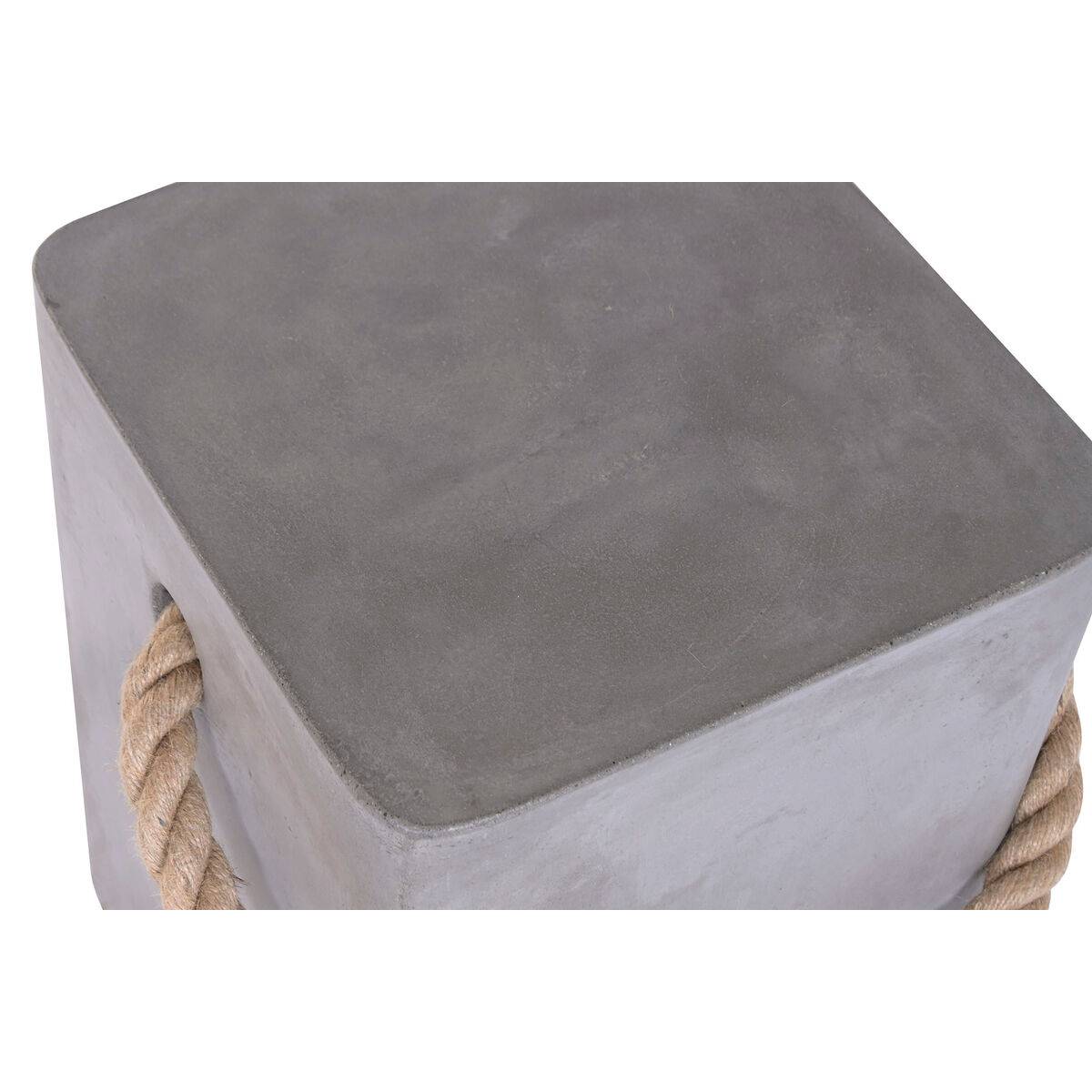 Mesa auxiliar Home ESPRIT Gris 35 x 35 x 46 cm