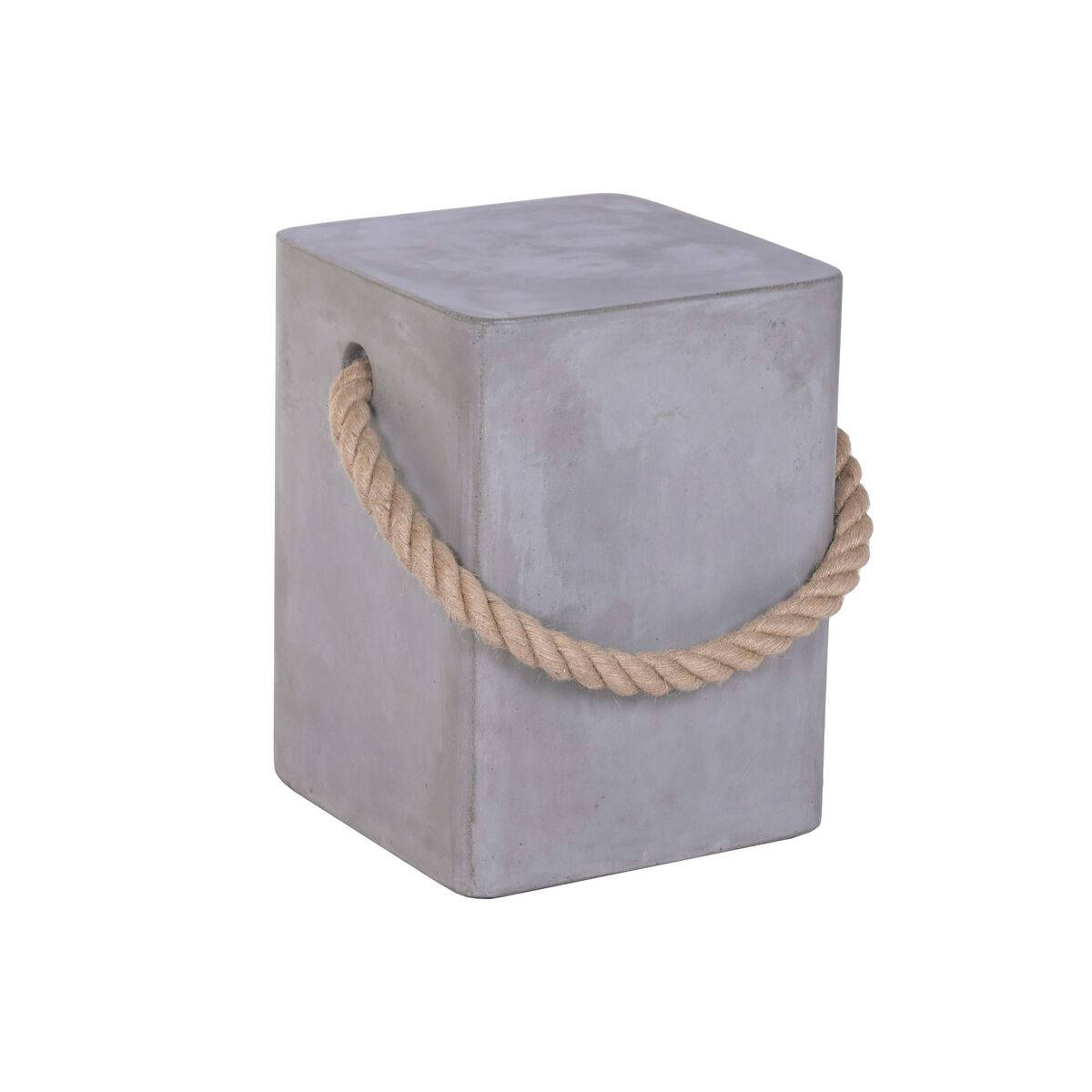 Mesa auxiliar Home ESPRIT Gris 35 x 35 x 46 cm