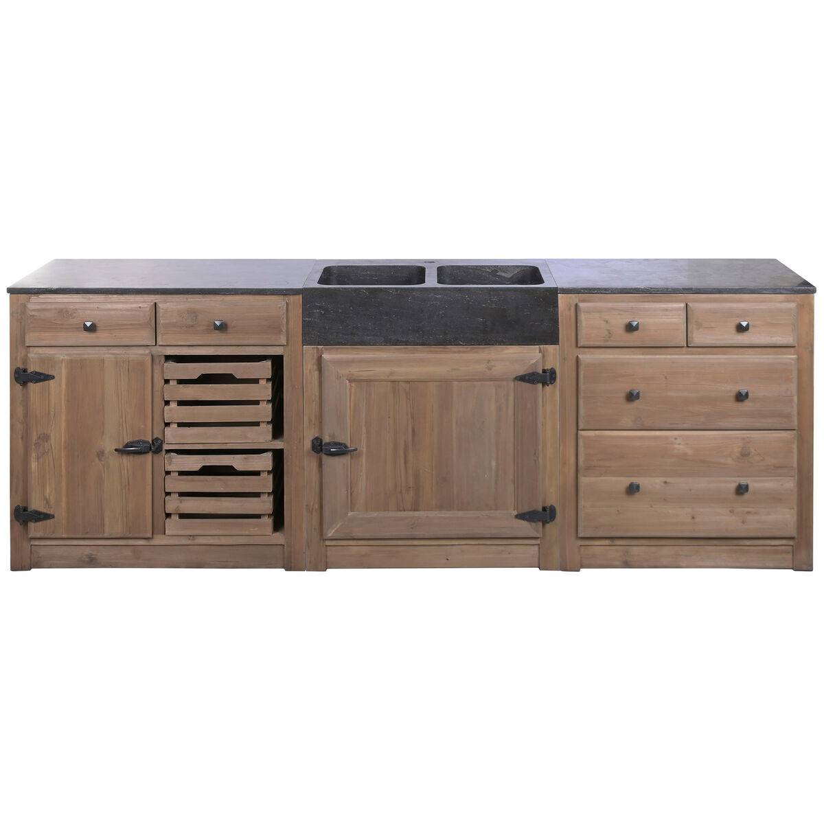 Mueble de cocina Home ESPRIT 236 X 55 X 86 CM